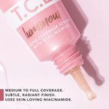 Doll 10 TCE Luminous Super Coverage Serum with Niacinamide - Full Coverage Tinted Foundation Makeup (Deep)