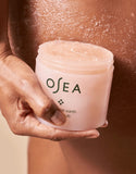 OSEA Salts of the Earth Body Scrub 12 oz - Pink Himalayan Salt Scrub - Gentle Body Exfoliation Skincare - Ideal Spa Gift for Pampering - Clean Beauty & Vegan Body Care