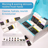 YEOUTH Skin Care Gift Set: Retinol Serum with Hyaluronic Acid, Vitamin C Serum, Rejuvenating Serum, Cleanser, Toner, Eye Gel, Neck Cream, Face Cream, Mothers Day Gifts, Self Care Routine 8-Piece