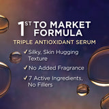 IT Cosmetics Confidence in Your Beauty Sleep Triple Antioxidant Brightening Serum – 24HR Hydration – Anti-Aging – 12% Vitamin C Serum - Fragrance Free – All Skin Types, 1.0 fl. Oz