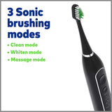 Waterpik Complete Care 9.0 Sonic Electric Toothbrush with Water Flosser, CC-01 Black, 11 Piece Set