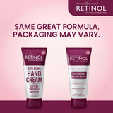 Retinol Anti-Aging Hand Cream – The Original Retinol Brand For Younger Looking Hands –Rich, Velvety Conditions & Protects Skin, Nails & Cuticles – Vitamin A Minimizes Age’s Effect on Skin