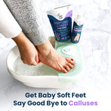 Lavender Foot Soak & Callus Remover Gel Kit - Extra Strength Callus Remover Gel for Feet, Remove Calluses with Epsom Salts, Dry Cracked Heels & Foot Odor, at Home Pedicure - Foot Care for Tired Feet