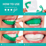 Opalescence Go - Prefilled Teeth Whitening Trays - Original 15% - (4 Treatments) - Hydrogen Peroxide with PF - Cool Mint - Made by Ultradent. 4PK-GO-15