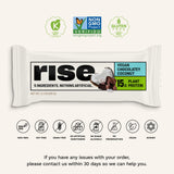 Rise Pea Protein Bar - Chocolately Coconut | Breakfast Bar & Protein Snack 15g Protein Just 5 Whole Food Ingredients Non-GMO Gluten-Free Soy Free