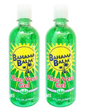 BAHAMA BALM 16oz Aloe Vera Gel After Sun Skin Care (2 Pack)