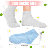 3 Pairs Aloe Socks Moisturizing Spa Socks Infused Socks Gel Sleeping Fuzzy Socks Dry Feet Socks Non Slip Lotion Socks for Women Men Repairing Softening Dry Cracked Feet Skins (Pink, Blue, Gray)