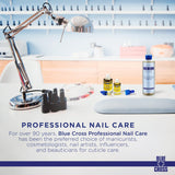 Blue Cross Professional Nail Care, All Natural Mineral Oil Free, Nourishing, Hydrating, Moisturizing Nail & Cuticle Oil, Lemongrass/Lavender Essential Oils, Made in USA, Pro Refill Size, 16fl oz/473mL