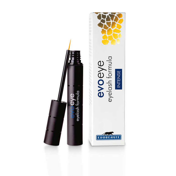EVOBEAUTÉ evoeye Eyelash Formula INTENSE 3 ml I Wimpernserum mit Intensiv-Booster für lange & volle Wimpern in 4-6 Wochen