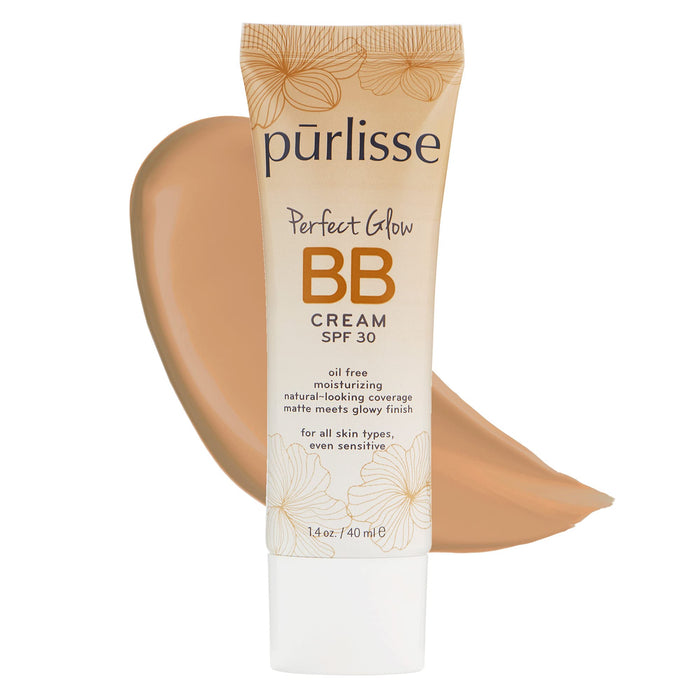 PURLISSE Perfect Glow BB Cream SPF 30 In MEDIUM - FULL SIZE 1.4oz NEW!