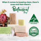 Australian Botanical Soap - Goat Milk Soap Bars w/Soya Bean - Triple Milled, Long Lasting, Natural Soap Base, Pure Plant Oil - Women & Men - All Skin Types - Bathroom Essentials - 6.8 oz, Pack of 8