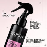 Redken Acidic Color Gloss Heat Protection Leave-In Treatment Spray For Color-Treated Hair | With Heat Protection Up To 450 Degrees | Conditions and Adds Shine