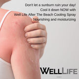 Well Life After The Beach Cooling Mist - Hydrating for Face, Body & Hair - Sunburn Relief With Aloe, Argan and Vitamin E