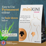 MiniKINI Colour - Organic color for Bikini Hair Black