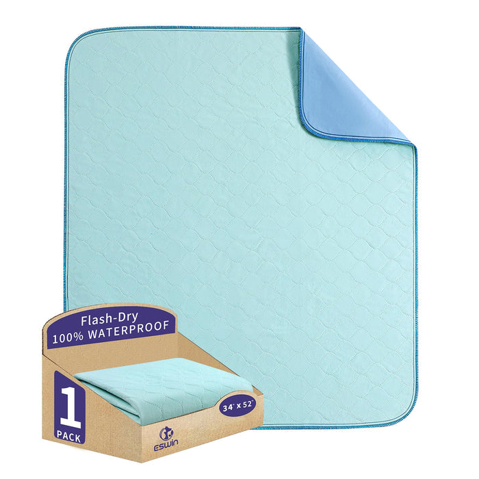 Bed Pads Washable Waterproof,Washable Underpads,Super Absorbency Reusable Bedwetting Incontinence Pads for Kids, Adults, Elderly, and Pets - Waterproof Protective Pad for Couch,Sofa,Floor,Bed