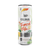 CELSIUS Sparkling Tropical Vibe, Functional Essential Energy Drink 12 Fl Oz (Pack of 12)