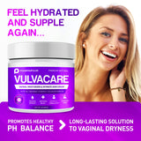 Pharmapulse Vaginal Moisturizer, Vulva Balm Cream, Intimate Skin Care, Menopause Support - Relieves Dryness, Itching, Burning, Redness, Chafing, Odor, Irritation - Estrogen Free 2oz