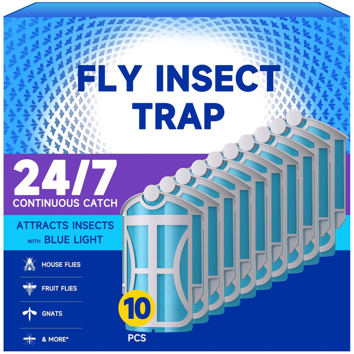 10 Pack Flying Insect Trap Refills, Compatible with Flying Insect Trap M364 M364A and Max