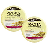 Avena Instituto Español, Moisturizing Cream, Hand & Body, Revitalizes and Protects your Skin, 2-Pack Of 6.8 FL Oz each, 2 Jars