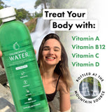 Chlorophyll Water Plant Based Vitamin Water w/Chlorophyll Liquid | Antioxidants, Detox Water, Immune Support, Energy Boost | Liquid Chlorophyll, Mineral Water, Vitamins A,B,C,D | Zero Calories 6pk