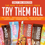 Anabar Protein Bar, The Protein-Packed Candy Bar, World's Best Tasting Protein Bar, No Sugar Alcohols, Real Food, Amazingly Delicious, 20 Grams of Protein (12 Bars, Variety Pack)