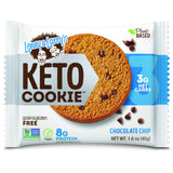 Lenny & Larry's Keto Cookie, Chocolate Chip, Soft Baked, 9g Plant Protein, 3g Net Carbs, Vegan, Non-GMO, 1.6 Ounce Cookie (Pack of 12) packaging may vary