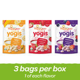 Happy Baby Organics Yogis Freeze-Dried Yogurt & Fruit Snacks, 3 Flavor Variety Pack, 1 Ounce (Pack of 3)