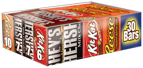 Hershey's Chocolate Full-Size Variety Pack, 30 ct.