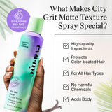 Eva NYC City Grit Matte Texture Spray, Volumizing Spray Infused with Rice Starch and Zeolite, Non-Sticky and GMO-Free Texturizing Spray, Vegan Hair Products for Women, 5.3 oz