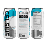 CELSIUS ESSENTIALS, Sparkling Blue Crush, Performance Energy Drink 16 Fl Oz (Pack of 12)