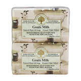 Wavertree & London Goats Milk Scented Natural Soap (2 Bars), 7oz Moisturizing French Triple Milled Soap Bars enriched with shea butter - Pure Plant Oil Bath & Body Soap for All Skin Types