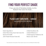 Madison Reed Radiant Hair Color Kit, Medium Golden Brown for 100% Gray Coverage, Ammonia-Free, 6NGV Tuscany Brown, Permanent Hair Dye, Pack of 2