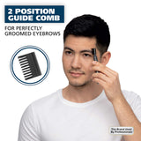 WAHL Micro Groomsman Battery Personal Trimmer for Hygienic Grooming with Rinseable, Interchangeable Heads for Eyebrows, Neckline, Nose, Ears, & Other Detailing - 05640-600