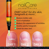 Cuticle Oil Pen for Nails - Nail Strengthener & Growth Treatment Serum for Damaged Nails, Hangnails w/Jojoba cuticle oil—Bali Mango Fragrance - Holographic Glitter Pens 4-Pack