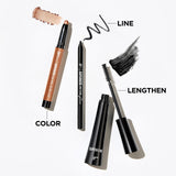 IT Cosmetics No-Tug Waterproof Matte Brown Eyeshadow Stick with Primer - For Sensitive Eyes