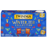 Twinings Winter Tea Collection, Limited Edition Holiday Gift Box, 20 Count (Pack of 3), Includes Christmas Tea, Winter Spice, and Gingerbread Joy, Enjoy Hot or Iced