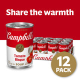 Campbell's Condensed Tomato Bisque Soup, 10.75 oz Can (12 Pack)