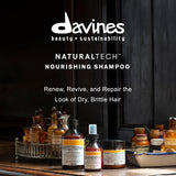 Davines Naturaltech NOURISHING Shampoo & Conditioner, Gentle Cleansing Action For Dehydrated, Dry & Brittle Scalp, Adds Softness & Brightness, Hydrates Unsctructured Hair