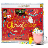 Wizarding World HARRY POTTER 24 Days of Surprises, Includes 12 Color-Changing Hot Chocolate Mixes, 4 Topping Varieties & Stir Wand Officially Licensed, Advent Calendar 2024