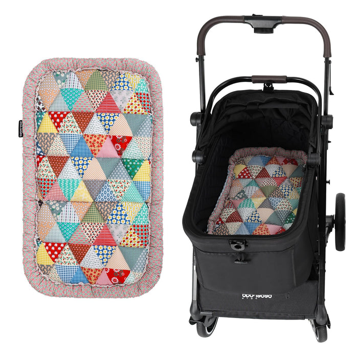 Beberoad Reversible Pet Stroller Pad - Dual-Sided Cooling & Warmth Cushion, Washable Mat for Cats and Dogs, All-Season Use