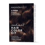 Madison Reed Radiant Hair Color Kit, Dark Brown for 100% Coverage of Resistant Gray Hair, Ammonia-Free, 4.5NNN Barletta Brown, Permanent Hair Dye, Pack of 1