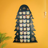 The Vedas Luxury Advent Calendar of Teas, 24 Christmas Teas in Handstitched Cotton Teabags