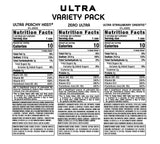 Monster Energy Ultra Variety Pack, Zero Ultra, Ultra Peachy Keen, Ultra Strawberry Dreams, Sugar Free Energy Drink, 16 Ounce (Pack of 15)