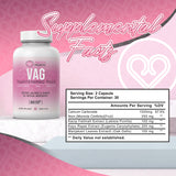 Pretty Privates Vaginal Tightening Pills - Tighten, Rejuvenate & Lubricate - All-Natural Vaginal Tightening & Holistic Intimate Health - Vegan & Gluten-Free - 60 ct