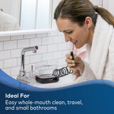 Waterpik Sidekick Portable Water Flosser for Travel & Home, Black/Copper