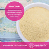 Brewers Yeast Powder for Lactation Cookies for Breastfeeding - Lactation Supplement for Increased Breast Milk - Nutritional Yeast for Lactation Support - Breastmilk Supplement for Women - Easy to Bake