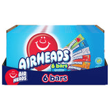 Airheads Candy, Assorted Fruit Flavors, Movie Theater Box, Individually Wrapped Full Size Bars, Non Melting, 6 Bars per Theater Box, Box of 12 Theater Boxes