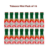 Tabasco Sauce Mini Hot Sauce Bottles- 16 Pack of Mini Hot Sauce Bottle. Travel Hot Sauce, Mini Tabasco Sauce Bottles.