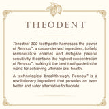 Theodent 300 Fluoride-Free Natural Toothpaste, Clinical Strength for Remineralization and Sensitivity Reduction, Whitening Crystal Mint (3.4 Ounces, 96.4 Grams)