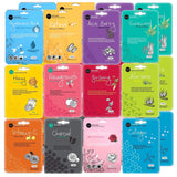 celavi Face Mask Set Korean Beauty Essence Facial Paper Sheet Mask Korea Skin Care Moisturizing 2 Packs of each 12 New flavors K-Beauty Skincare 24 masks in a pack Made in Korea